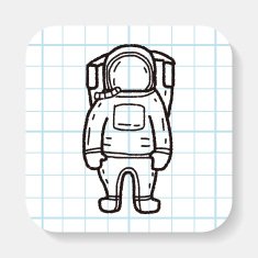 astronaut doodle N4