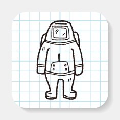 astronaut doodle N5