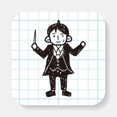 conductor doodle