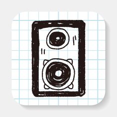 speaker doodle