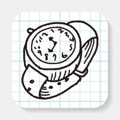 watch doodle drawing N2