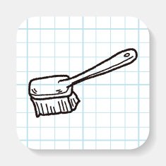 clean brush doodle N6