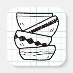 dishes doodle N2