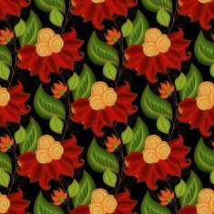 Vector seamless floral pattern N44