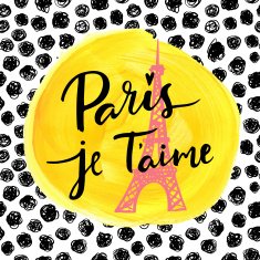 Paris I love you Fashion modern background