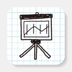 doodle whiteboard chart