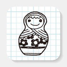 Doodle Russian Dolls