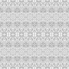 Vector Seamless Abstract Black and White Tribal Pattern N7