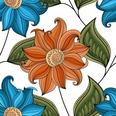 Vector seamless floral pattern N54