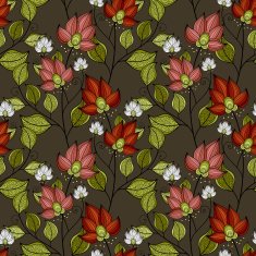 Vector seamless floral pattern N58