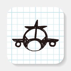 airplane doodle N9