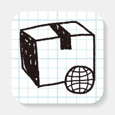 shipping box doodle N4