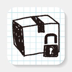 shipping box doodle N8