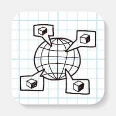 shipping box doodle N9