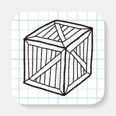 wood box doodle