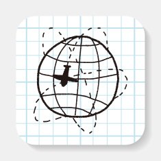 airplane doodle N10