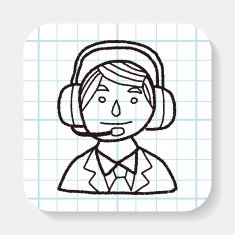 businessman doodle N3