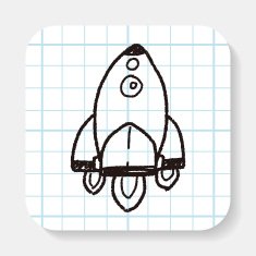 Doodle Spaceship N6