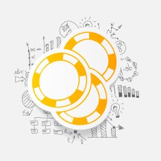 Drawing business formulas casino chips N2