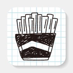 Doodle French fries
