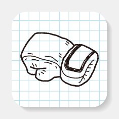 sport glove doodle