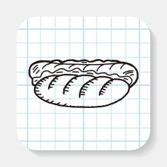 Doodle Hot Dog
