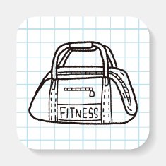 sport bag doodle N2