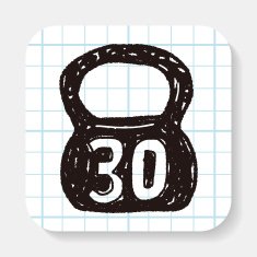 kettlebell doodle