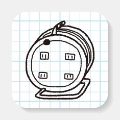 Extension cord doodle