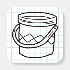 paint bucket doodle