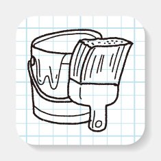 paintbrush doodle N10