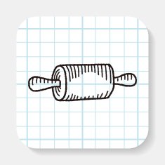 Doodle Rolling pin N2