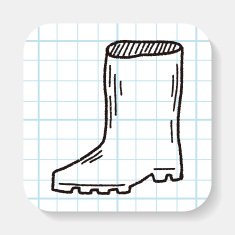 Rain boots doodle N6
