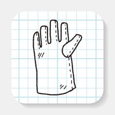 gloves doodle