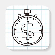 time is money doodle N2