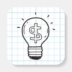money idea doodle