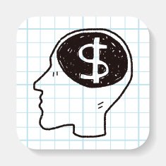 brain money doodle