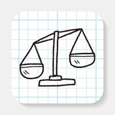 balance doodle drawing