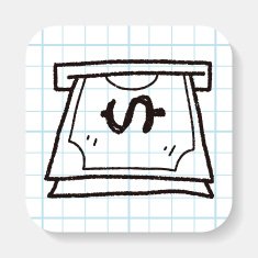 ATM doodle drawing N4