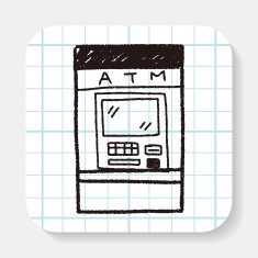 ATM doodle drawing N5