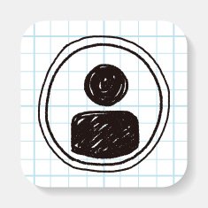 Doodle Character sign N2