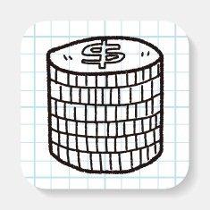 doodle money coin N5