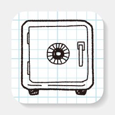 safe box doodle