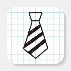doodle tie