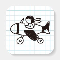 doodle airplane N2