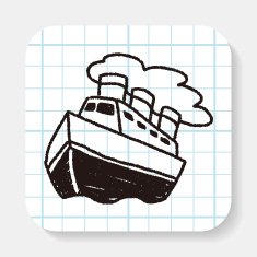 Doodle Steamship