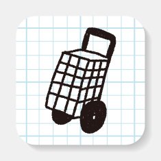 doodle Shopping cart N5
