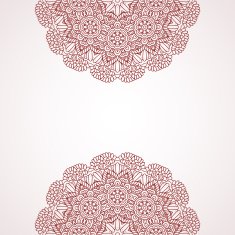 Mehndi henna design background N4