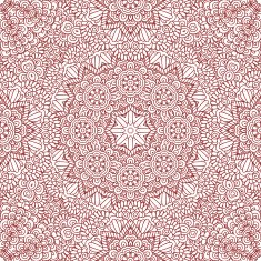Mehndi henna design seamless pattern N2