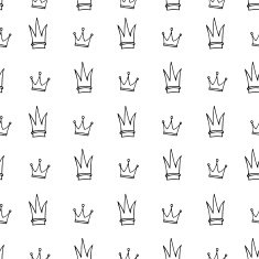 Crown seamless pattern N5